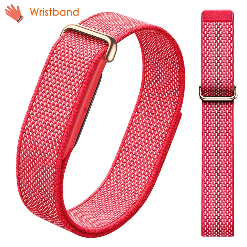 Nylon Woven Breathable Sport Fitness Tracker Adjustable Strap