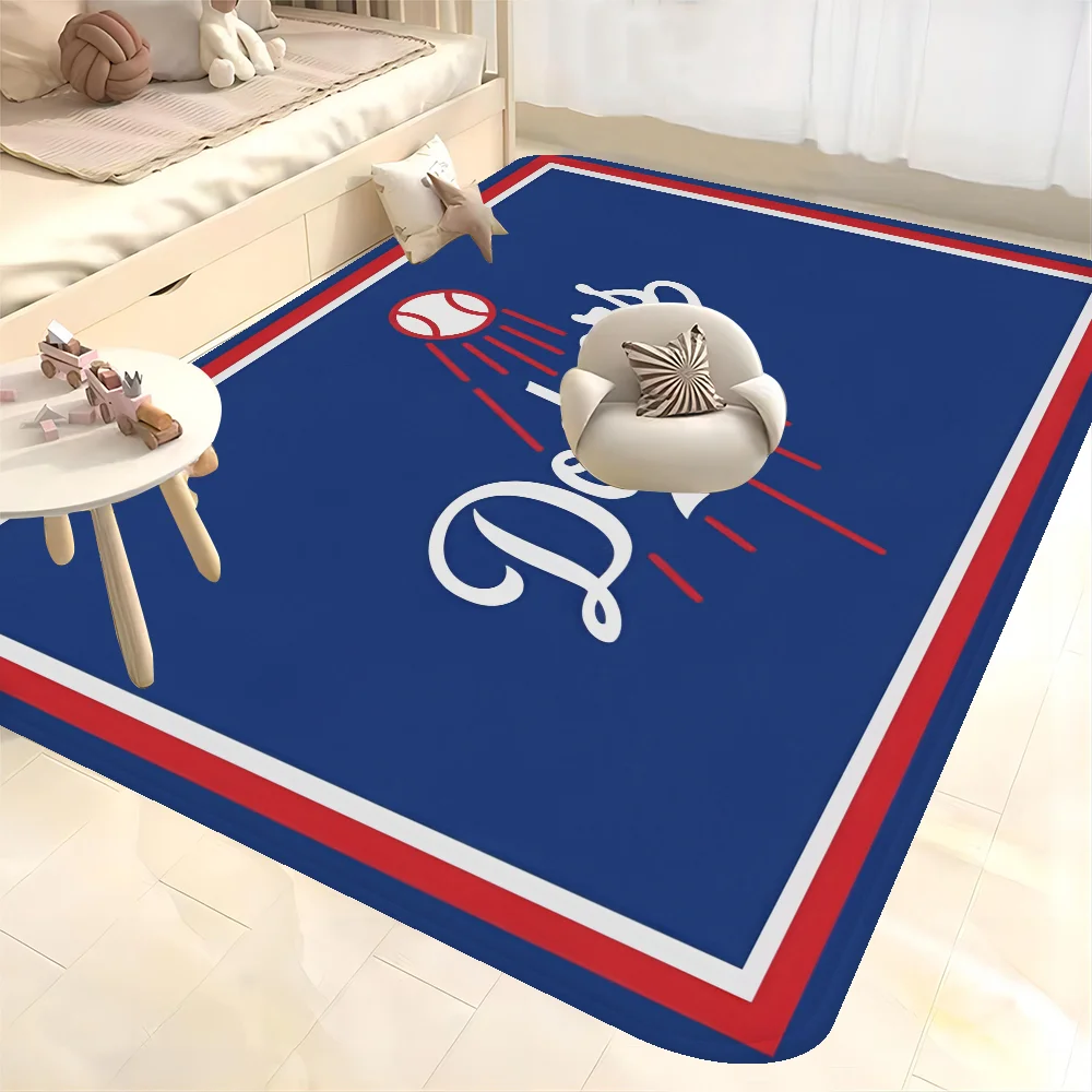 L-a D-Dodgers Baseball Team Entrance Door Mat Nordic Style Bedroom Living Room Doormat Home Balcony Anti-Slip Modern Home Decor 5