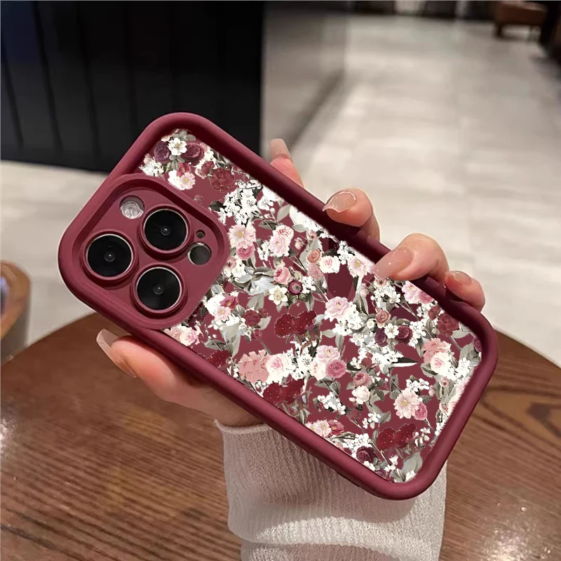 Elegant Floral Phone Case with Enhanced Protection