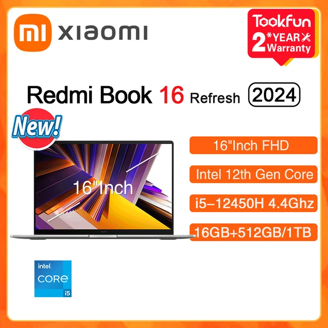 Xiaomi Redmi Book 16 2024 Refresh Laptop Intel I5 12450h 13420h Ram 16gb Ssd 512gb 16.jpg