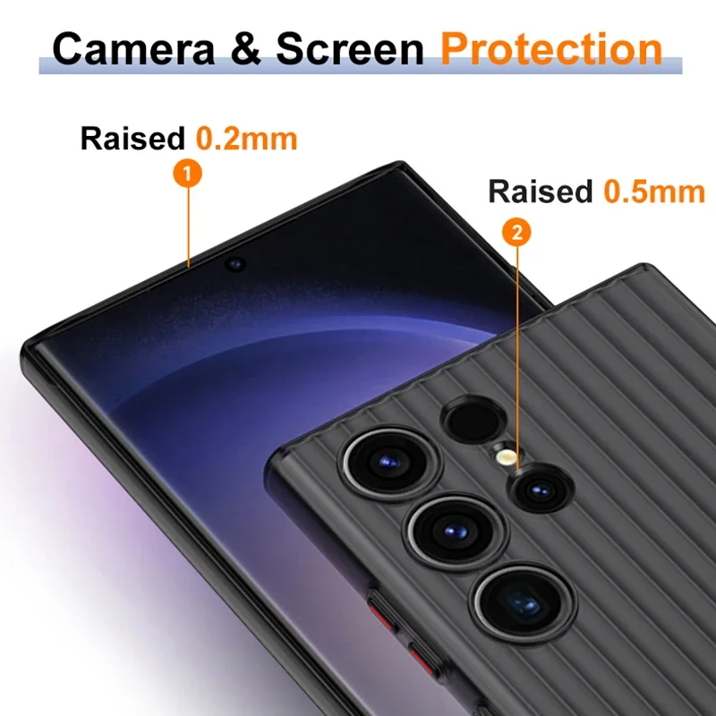Ultra-Thin Luxury Transparent Matte Phone Case with Heat Dissipation