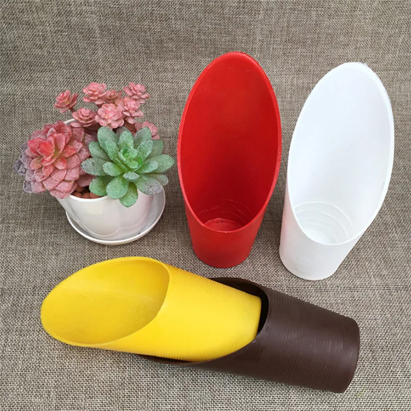 Soil Plastic Spade Shovel Cup Succulent DIY Bonsai Plant Helper Garden Tool Shovel For Digging Soil Equipamento De Sobrevivência 6