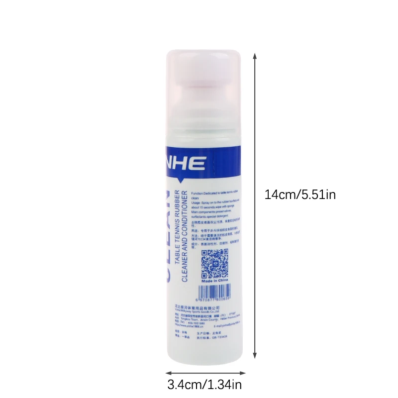 1Pc 75ml Anti-Adhesive Agent Rubber Cleaner for Table Tennis Ping Pong Tackifier Rubber Racket Bats Spray Cleaning Agent