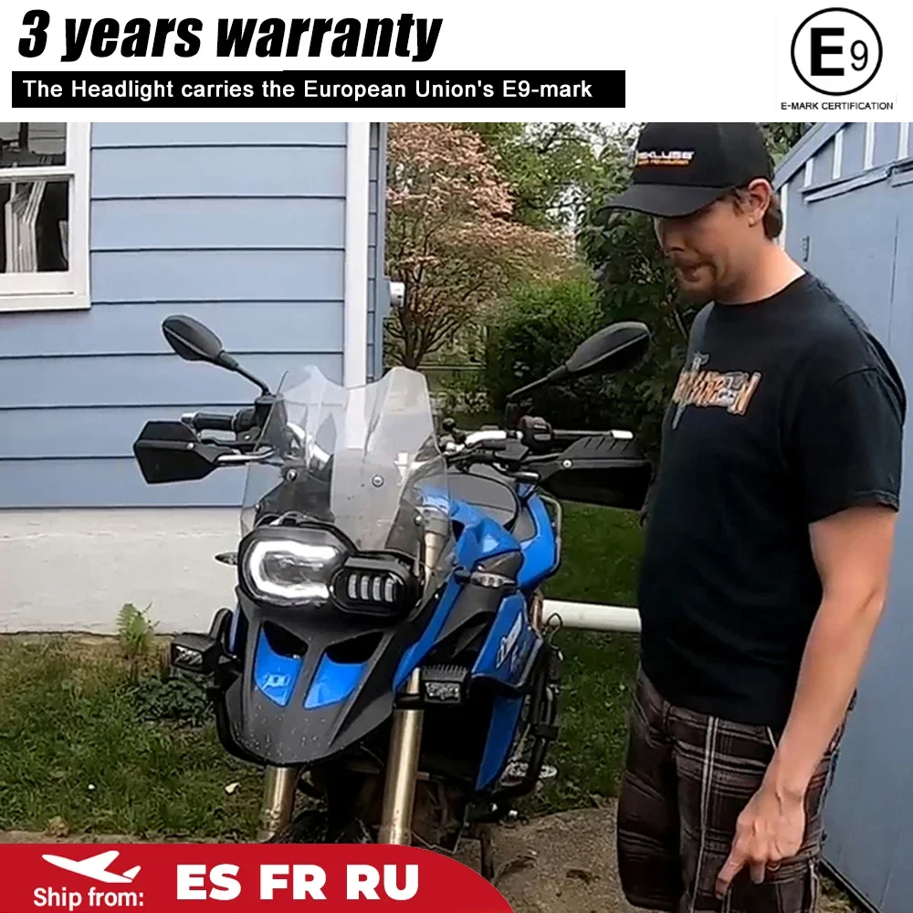 cyclops led headlight conversion bmw f800gs