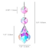 Crystals Wind Chime Prism Sun Catchers Handmade Jewellery Garden Hanging Pendant Rainbow Suncatcher Ornament Garden Decor 6