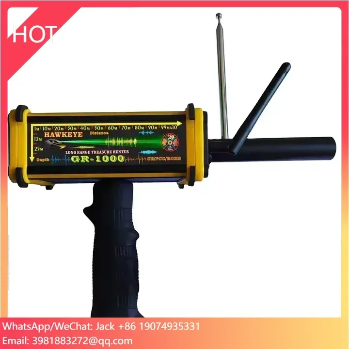 GR-1000 산업용 야외 지하 금 보석 다이아몬드 금속 탐지기