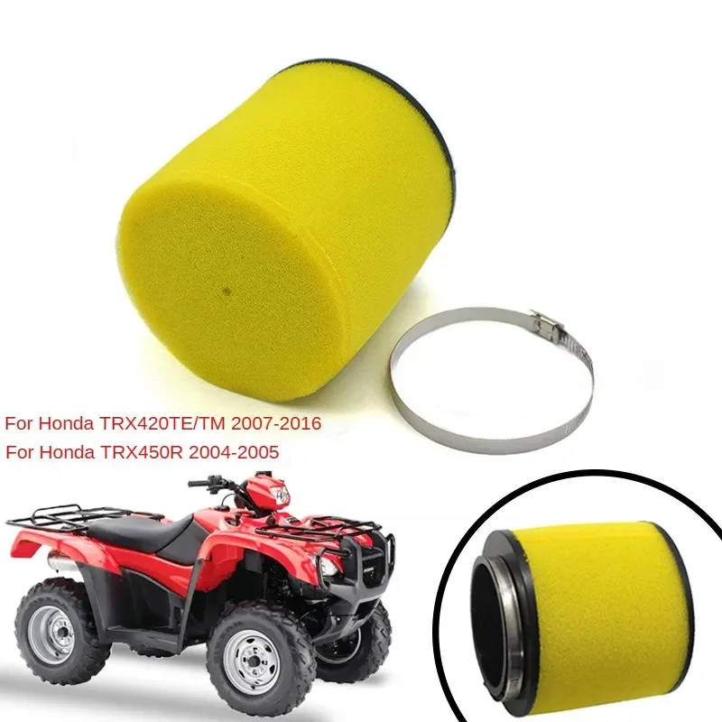 

Moto Bike Accessories Motorcycle Air Filter For Honda TRX420 07-16 TRX450 04-05 ATV Element Sponge Intake System Foam Cleaner