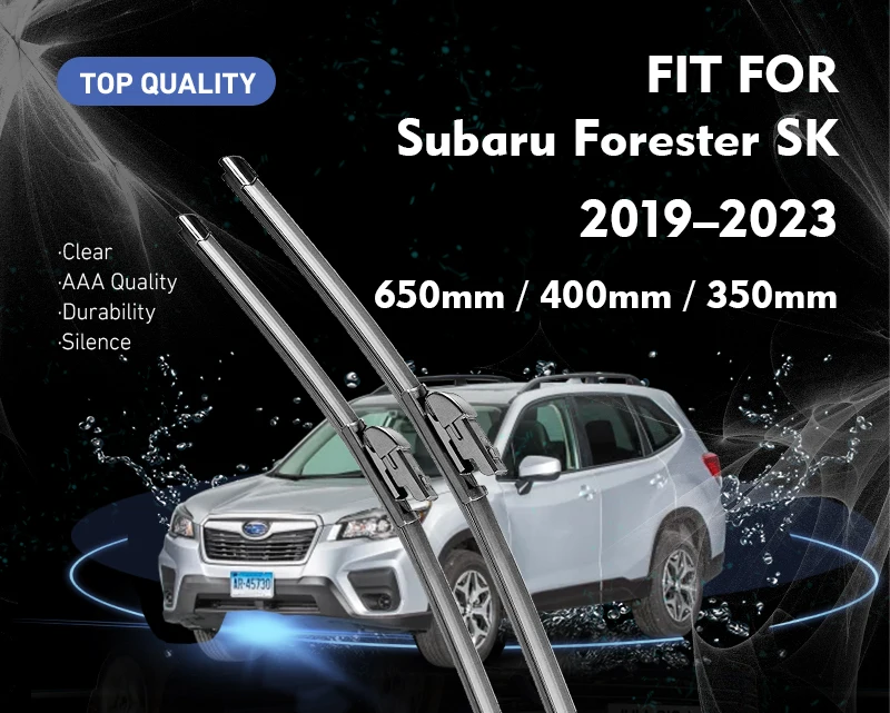 Für Subaru Forester SK 2019 2020 2021 2022 2023 Vorne Hinten Wischer Klinge Set LHD RHD Windschutzscheibe Windschutz Auto Zubehör SK5 STI – Detail 1
