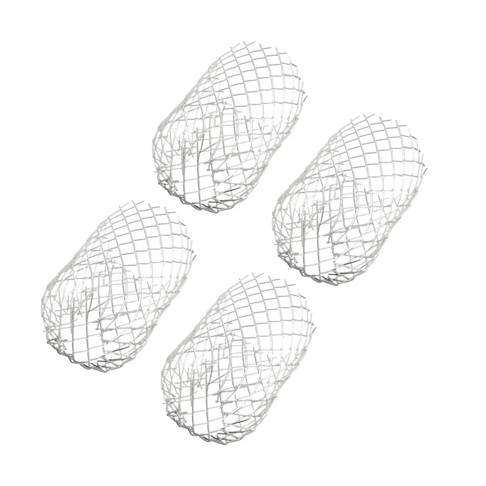 Gutter Guards Aluminum Strainer Drainage Strainer Cap Gutter Downspout Guards 4-Pcs 150x80mm To Stop Leaf Clogging