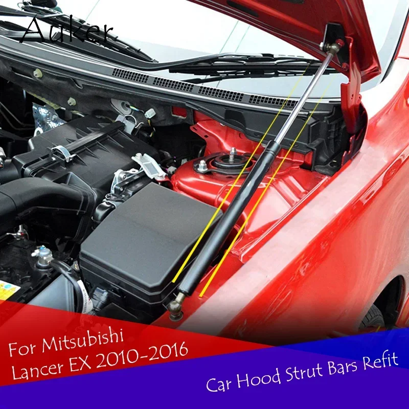 Car-Styling Refit Hood Bonnet Gas Shock Lift Barre Di Sostegno Accessori Asta Di Supporto Per Mitsubishi Lancer Ex 2010-2016