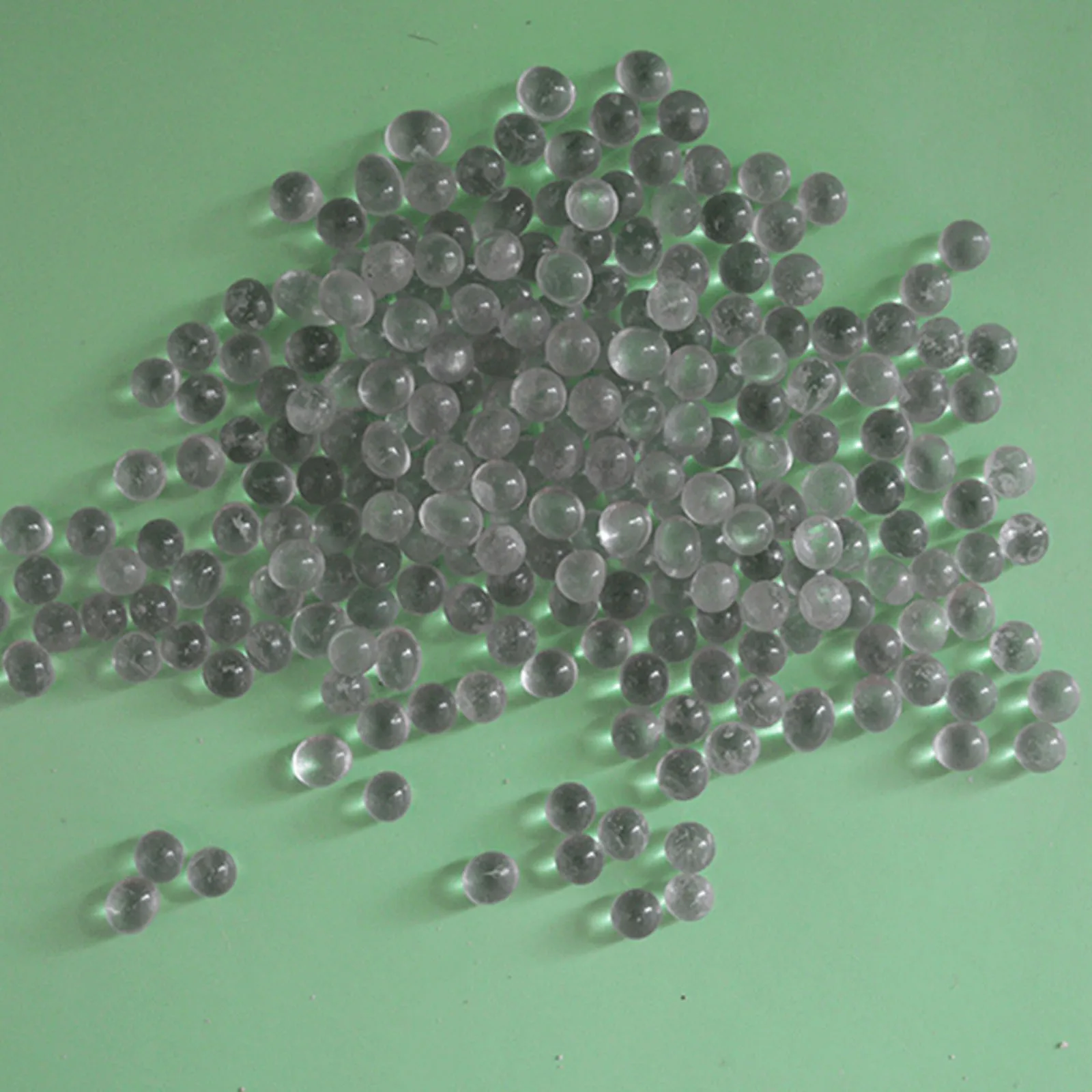 500g/Bag 2-3mm/3-4mm/4-5mm/5-6mm/6-7mm/7-8mm Diameter Glass Solid Round Beads Anti-boiling Laboratory