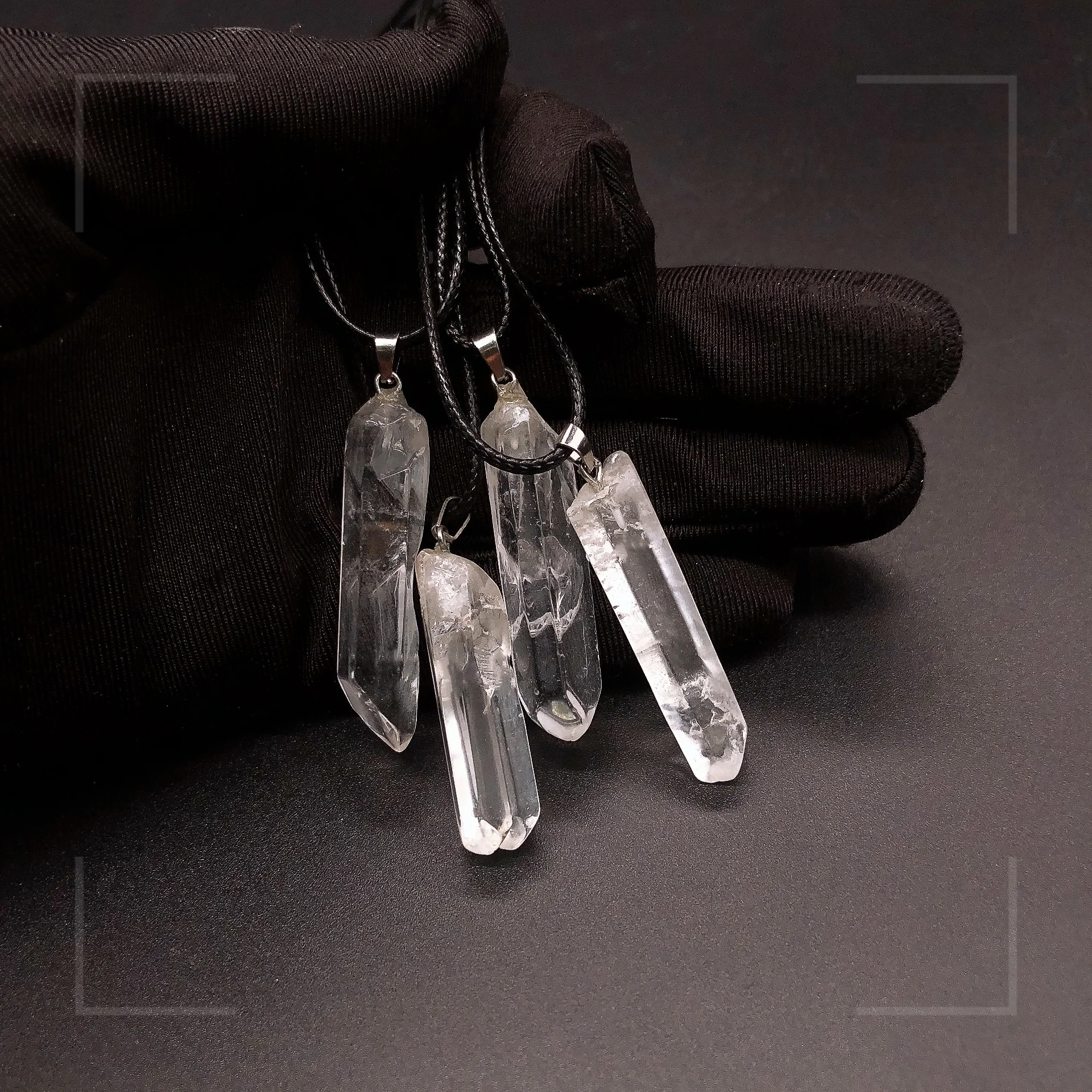 Collane Con Ciondolo Curativo Chakra Reiki A Punta Esagonale - Foto 5