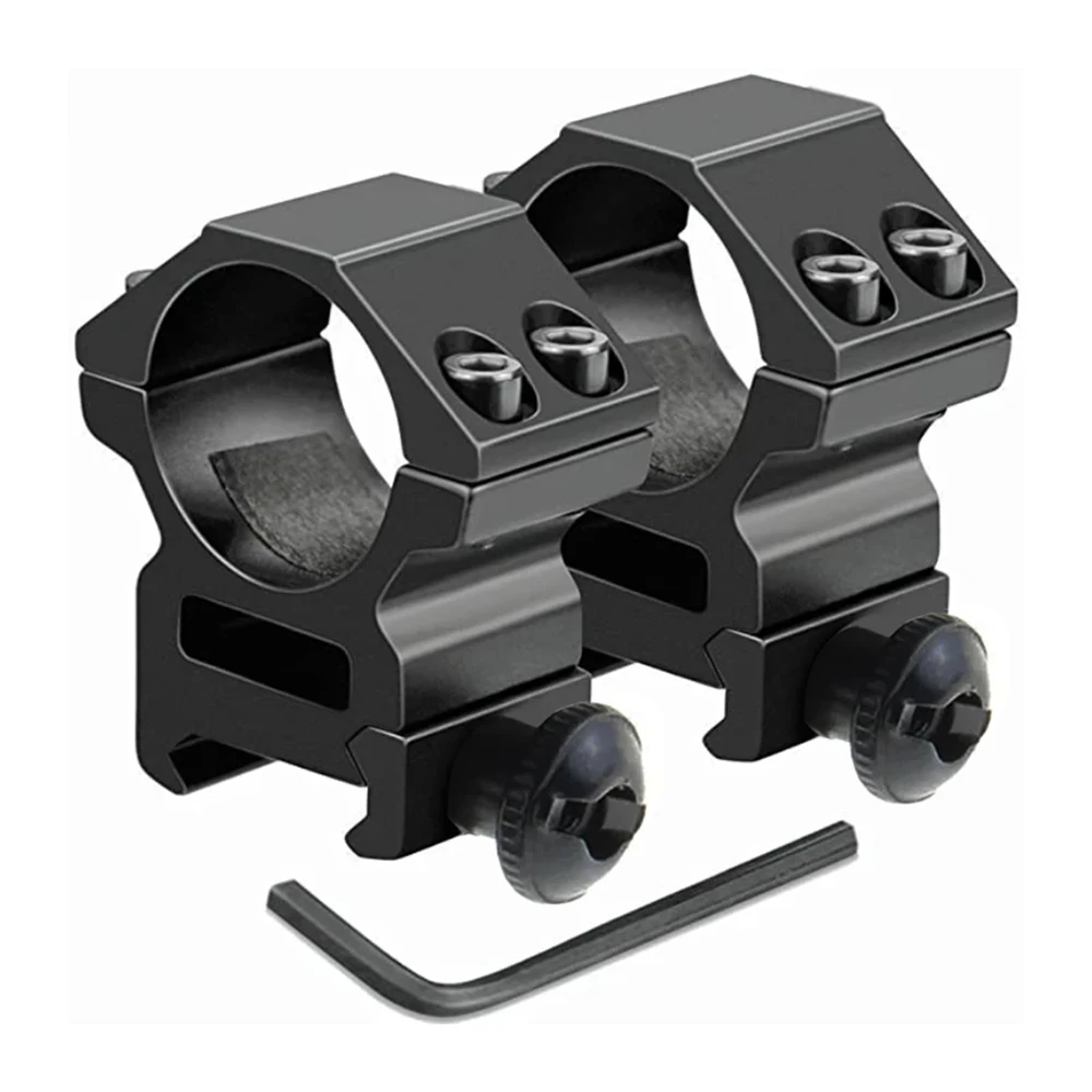 2PCS Hunting Rifle Scope Mount Ring Dia 25.4mm 30mm Tube Scopes 11mm 20mm Dovetail Picatinny Rail Tactical Flashlight Mount rifle scope mount ring,rifle scope mount,weapon flashlight mount,flashlight mount,assemble toy