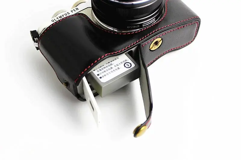 レザーハーフケースグリップ OLYMPUS E-PL7 EPL7 E-PL8 EPL8 E-PL9