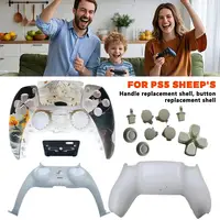 PS5 Controller Replacement Shell Sheep Foot Mountain Soul Design Button Shell Kit Custom Faceplate ABS Plastic Game Accessories