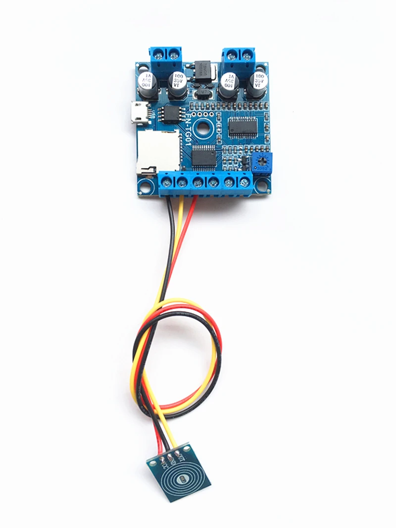 Capacitive Touch Sensor Activated Audio Player MP3 Sound Module Touch