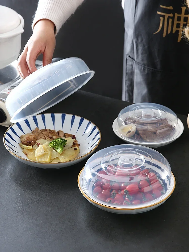 Microwave Oven Special Heating Utensils Bowl Cover Refrigerator round Plastic Transparent Anti-Oil Splash Fresh Cover Bowl food cover,fresh keeping cover,microwave cover,preservation cover,bowl cover