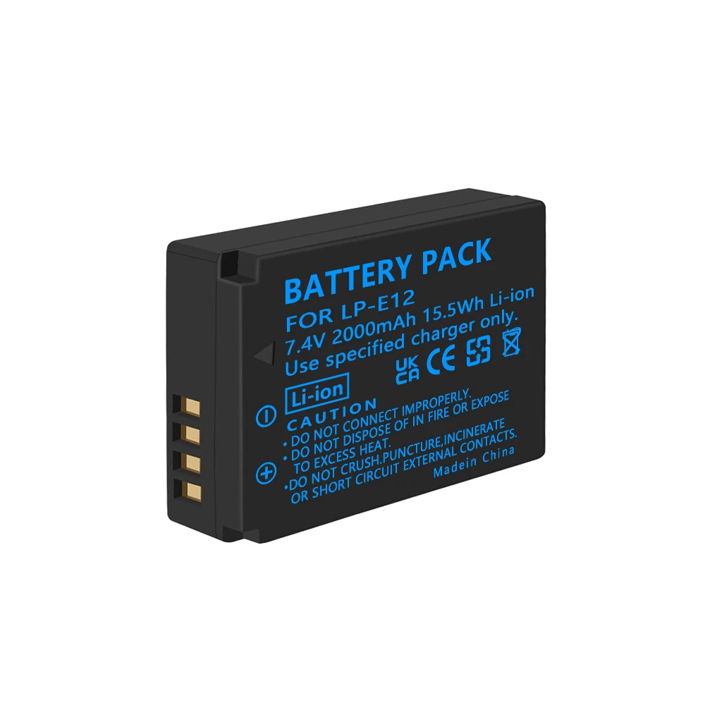 LP-E12 LP E12 LPE12 Li-ion Battery+LCD USB Dual Charger for Canon EOS M50 EOS M100 100D Kiss X7 Rebel SL1 rechargeable battery charger rechargeable battery camera battery charger camera battery