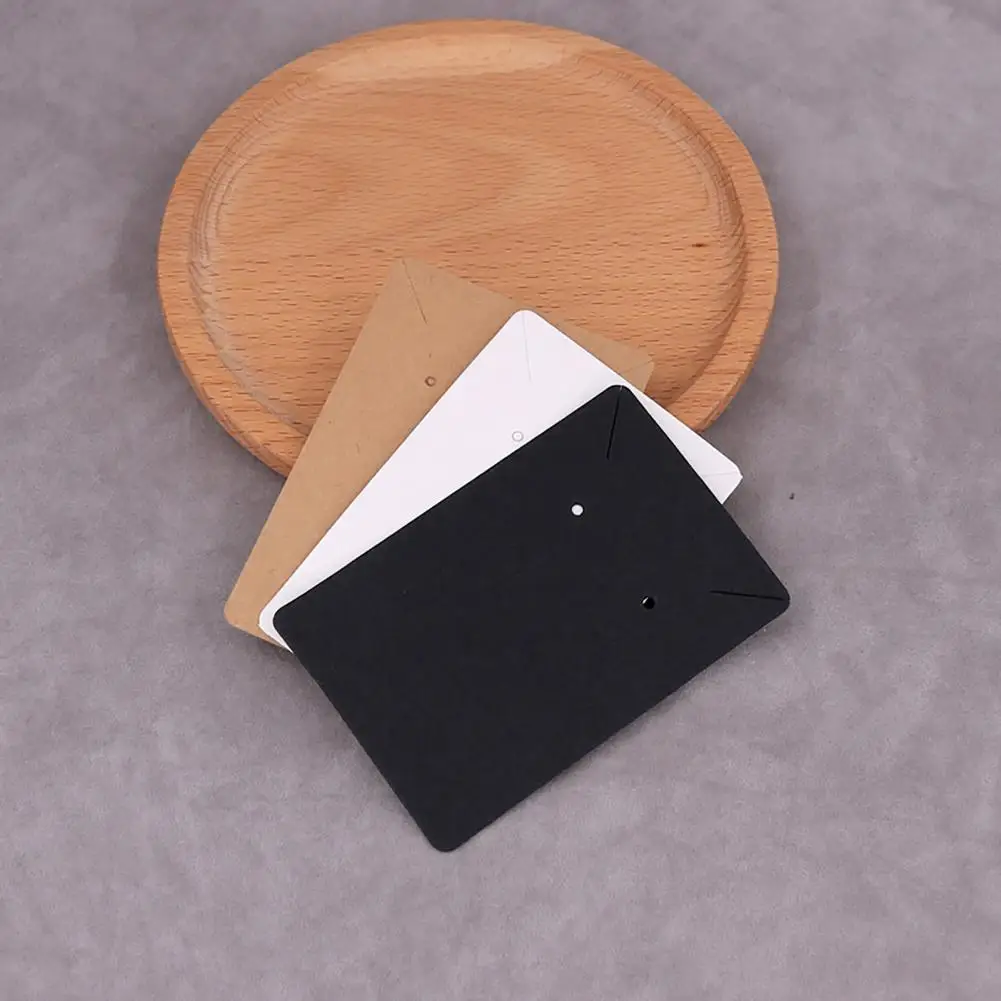 

Jewelry Card Display Professional Jewelry Packaging Sturdy Earring Display Cards with Piercing Hole Two Card Slots for Earrings