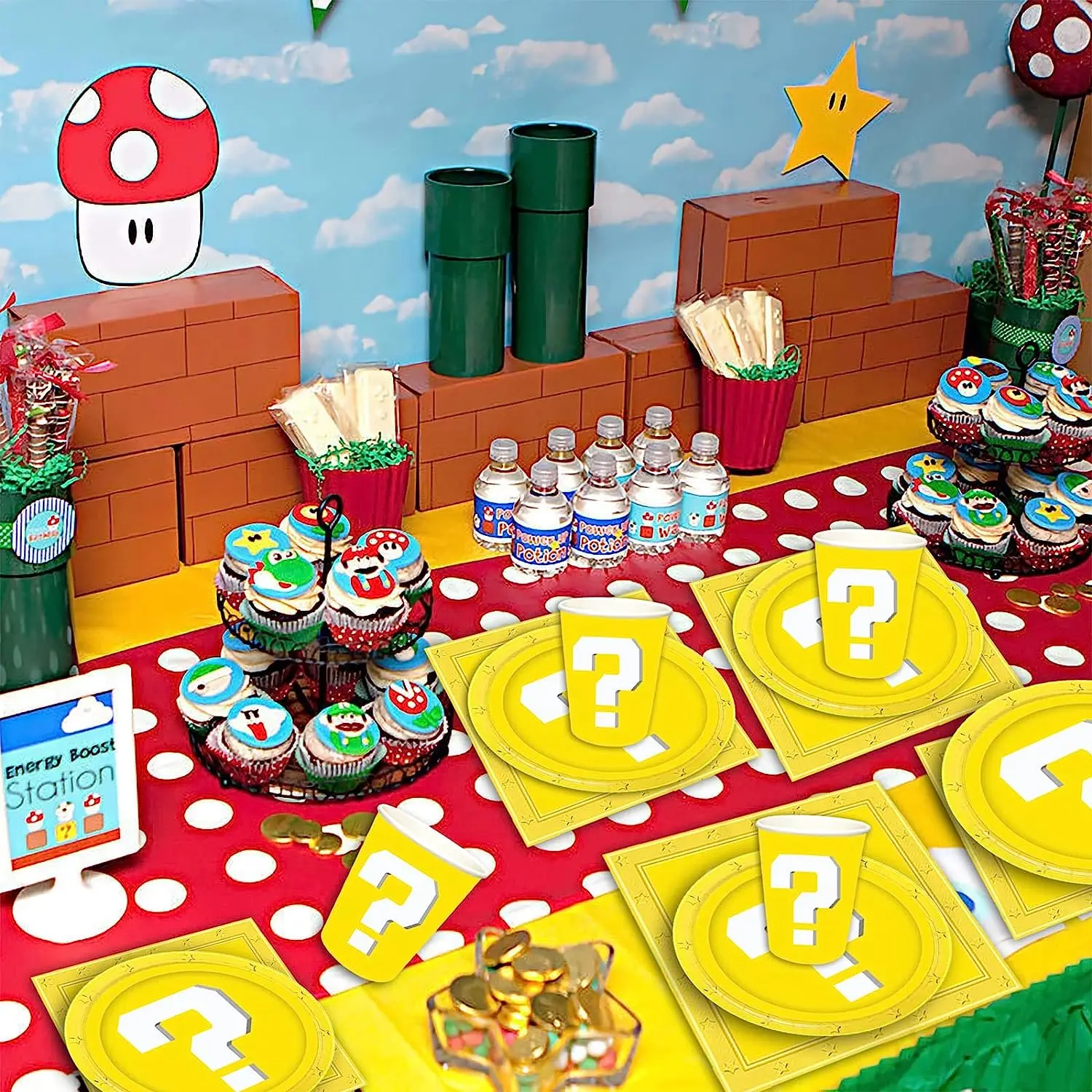 Super Mario Bro Party Supplies Video Game Birthday Ba vrogue.co