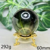 Natural Gemstone Smoke Yellow crystal Ball Rainbow Quartz Hand Polished Home Room Decoration Gift Spiritual Stone Healing 3