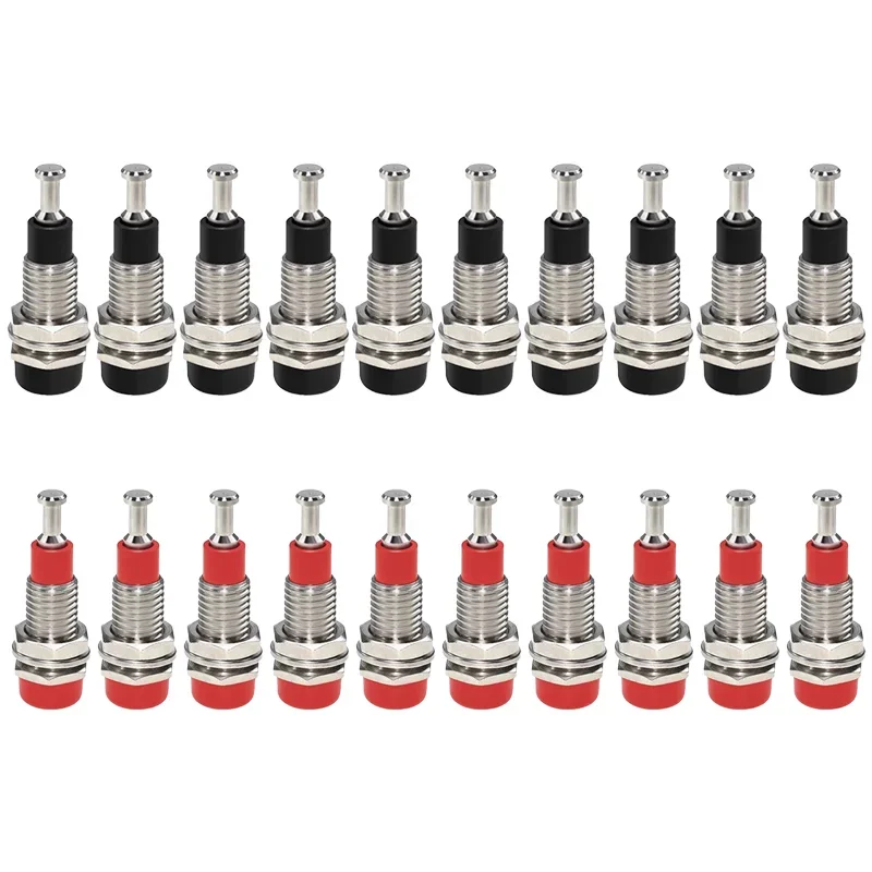 20/100/500pcs 2mm Banana Nut Socket Binding Post Banana Plug Jack Electrical Connector Terminal Test Hole DIY Parts