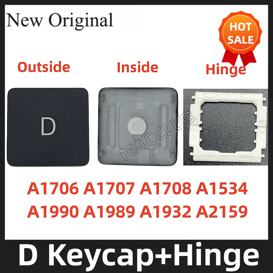

D KeyCap for MacBook Pro Retina A1708 A1706 A1707 A1989 A1990 A1534 A2159 A1534 Keyboard Case Key Cap keys with hinge