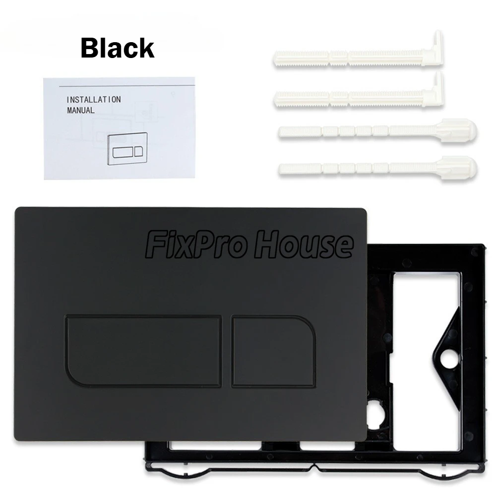 อะไหล่แผงกดชักโครกแบบติดผนัง สำหรับถังเก็บน้ำแบบซ่อน Geberit SIGMA01-50 รุ่น 115.770 UP300/UP320 สีดำ 1