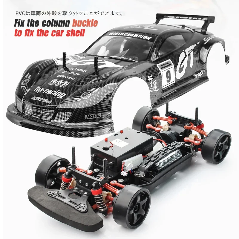 1:10 4WD 70KM/H High Speed Drift RC Car Shock Absorber Anti-collision Off-road Racing Remote Control Car Toys For Children Gifts 2