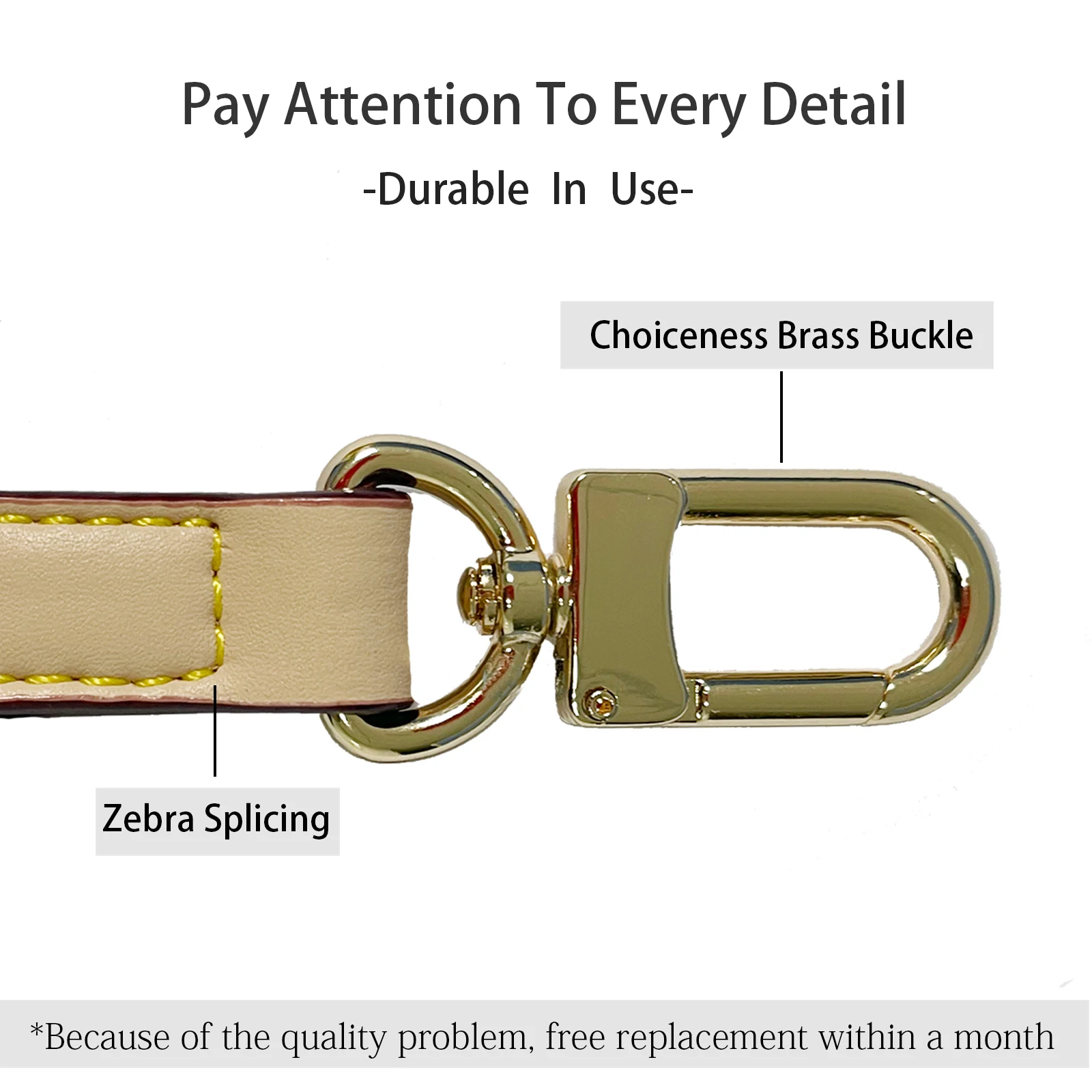 Women's Bag Strap Leather Replacement Adjuster speedy bag Straps