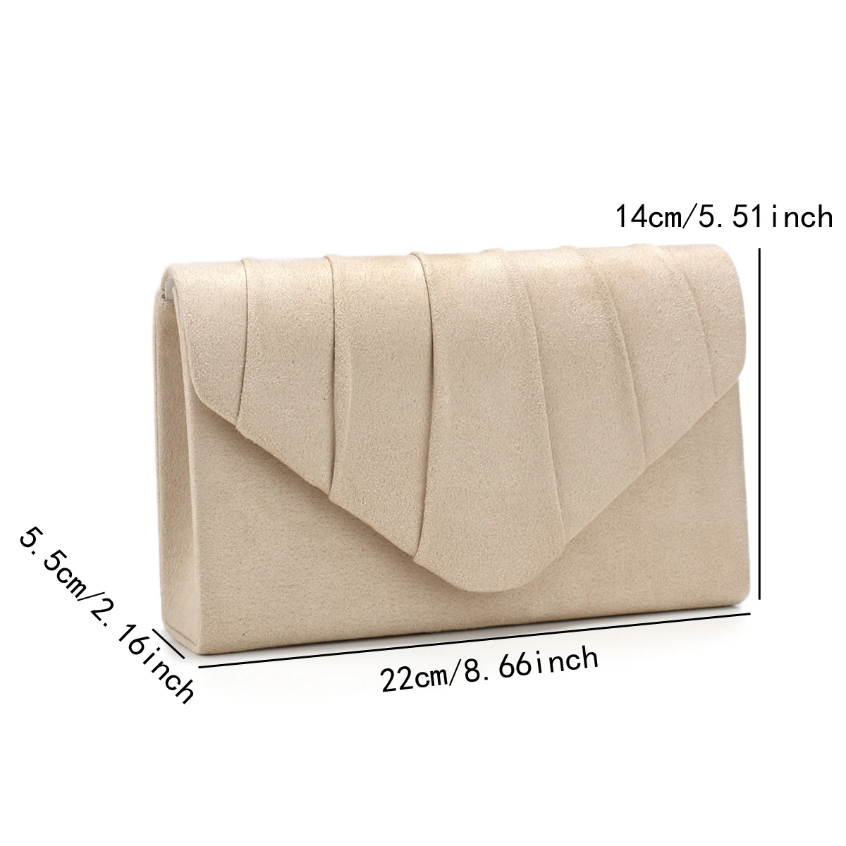 Silver Velvet Clutch Evening Bag for Women