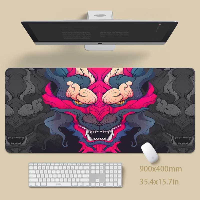 

Design Mouse Pad Design Gaming Mousepad 400x900cm Large Keyboard Mats Gamer Desk Mat Company Desk Pads For Gift Mousepads