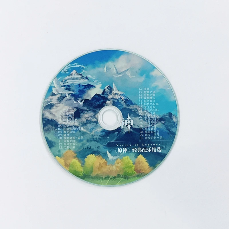 Genshin Impact 30, En İyi Orijinal Film Müziği Parçaları ACG Anime Müzik CD Koleksiyonu - Oyun OST