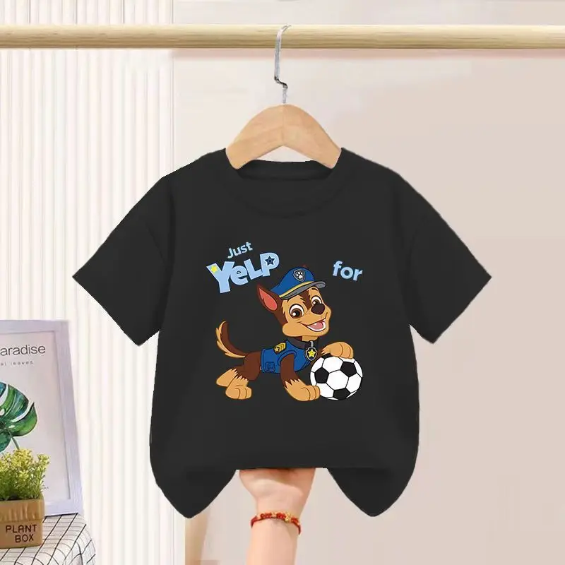 PAW Patrol Children's T-shirts Sets Boys Summer Short Sleeve Shorts Two Piece Suit Kids Outfits Breathable Sport Clothes Set 5