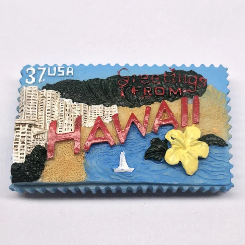 Hawaii USA Viaggi Souvenir 3D Frigorifero Magnete Decorazione