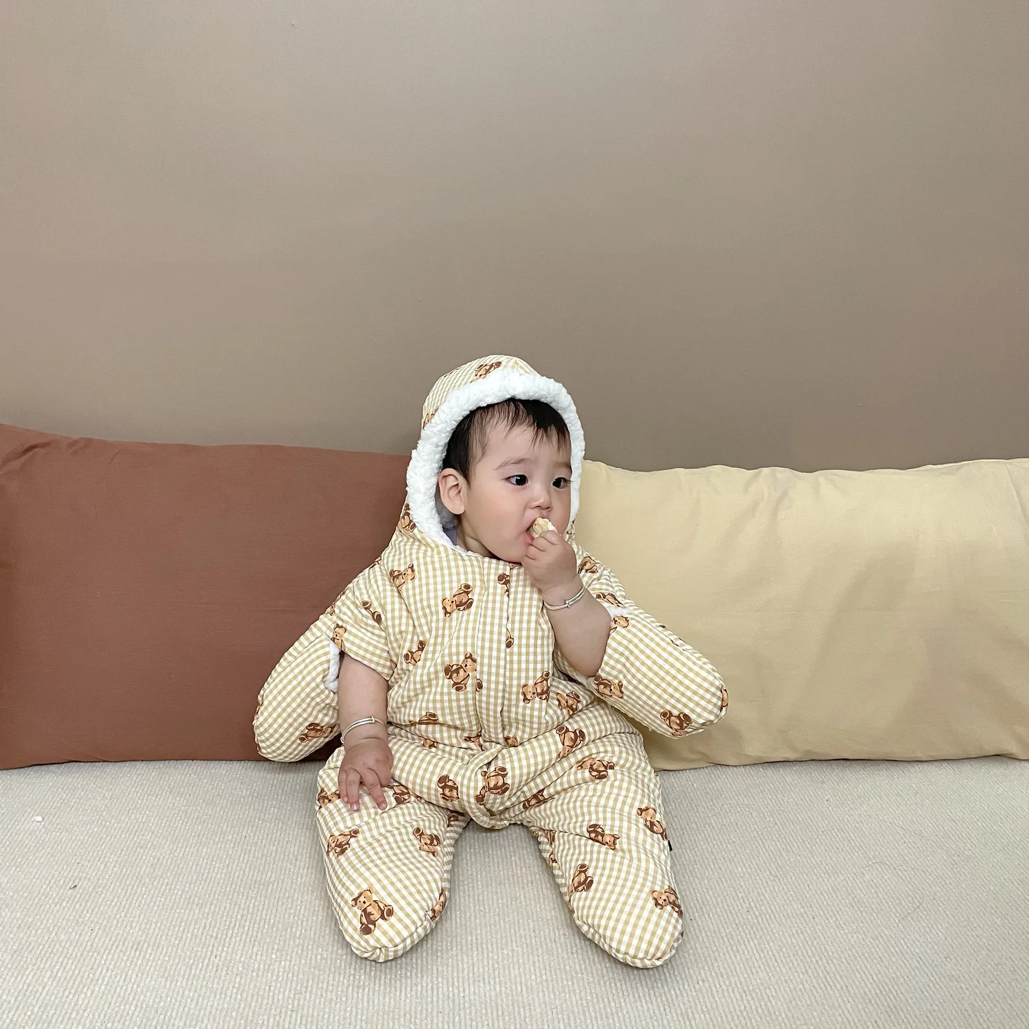 Cute starfish onesies baby romper newborn baby girl clothes newborn boy clothes winter Warm clothing