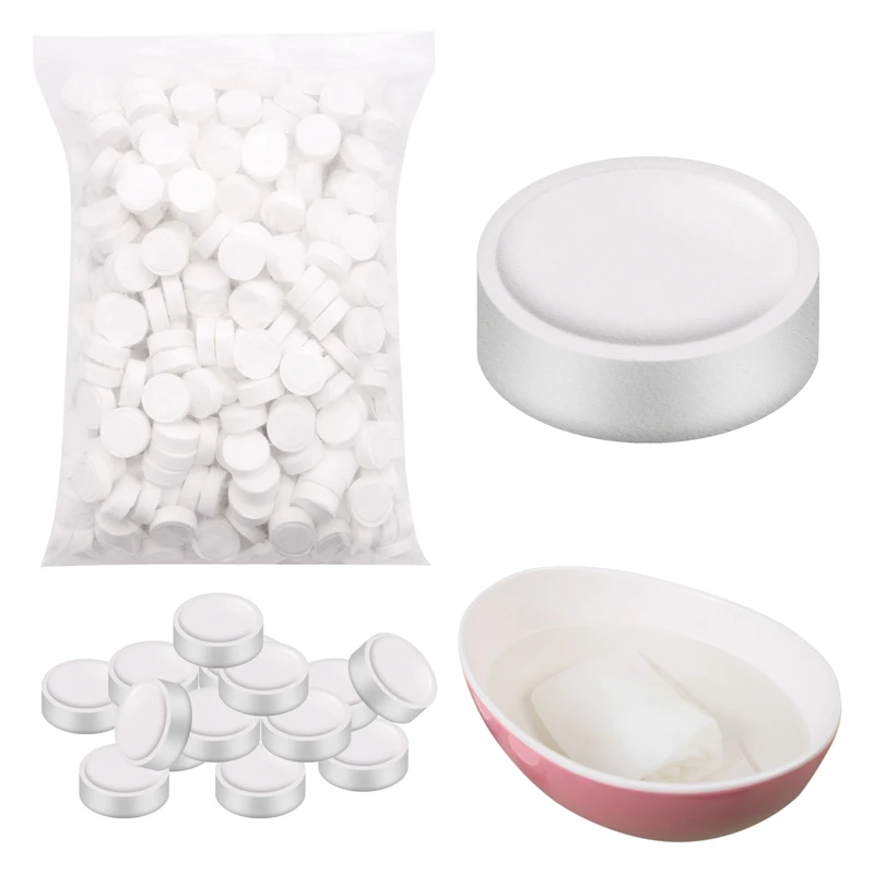 

New-500Pcs Magic Soft Cotton Disposable Compressed Towel Wipes Tablet Travel Tissue
