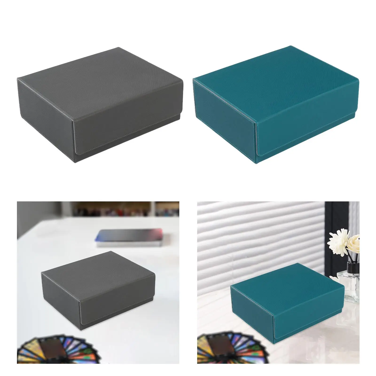 Card Deck Box Magnetic Closure Card Collectors Gift Trading Card Storage Box