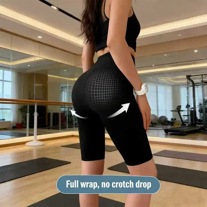 Women' High-Waisted Sports Shorts for Cycl