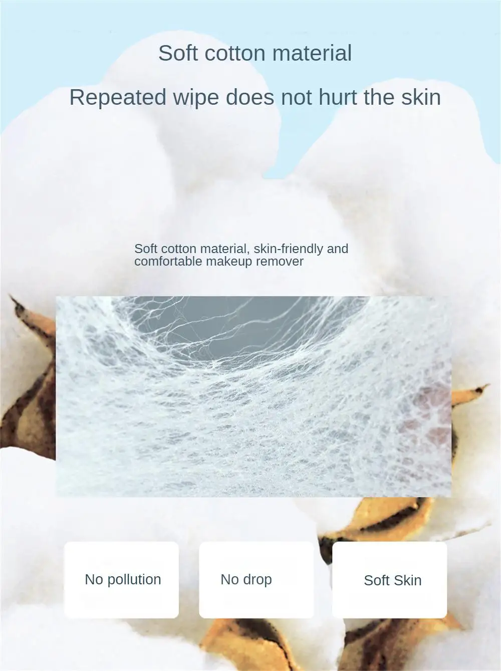 1/3/5 PCS Disposable Makeup Remover Wipes Travel Portable Lazy Face Eye & Lip Makeup Remover Deep Cleaning Without Tightness 6