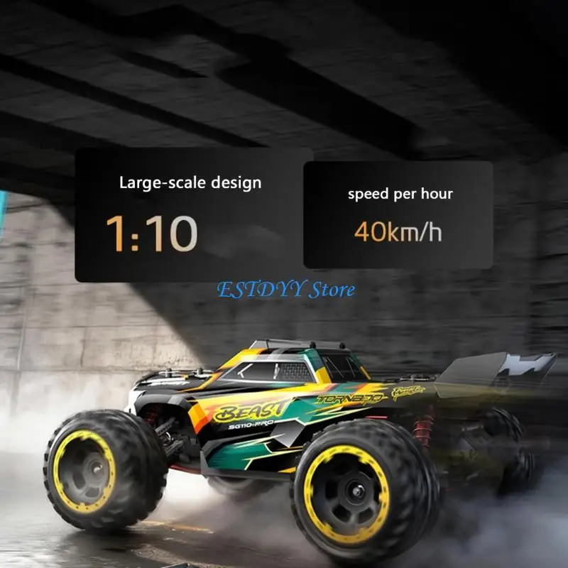 G6DE 1/10 규모 고속 오프로드 차량 4WD 시스템 브러시리스 원격 제어 포함