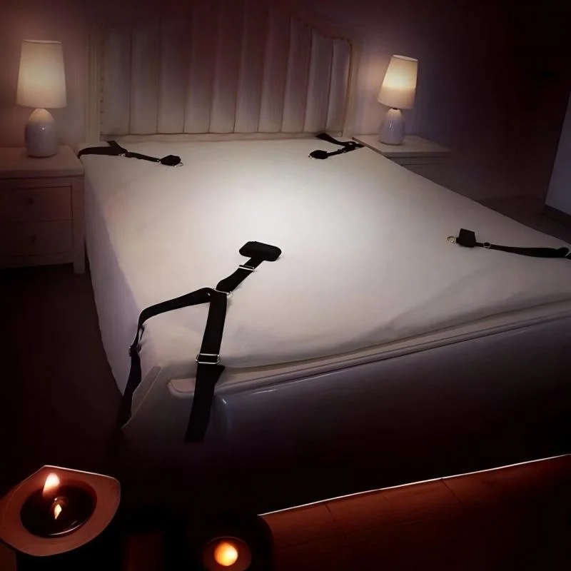 Adult Sex Toy Accessories for Enhanced Intimacy And Play Couple Sex Straps Handcuffs Leg Splitters 18+ Unique Restraint Props