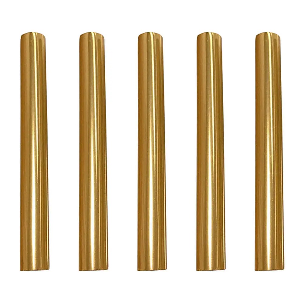 5Pcs 금속 네일 아트 펜 캡 아연 합금 매니큐어 브러쉬 커버 보호용 차광 펜 탑스 장식 네일 살롱 도구