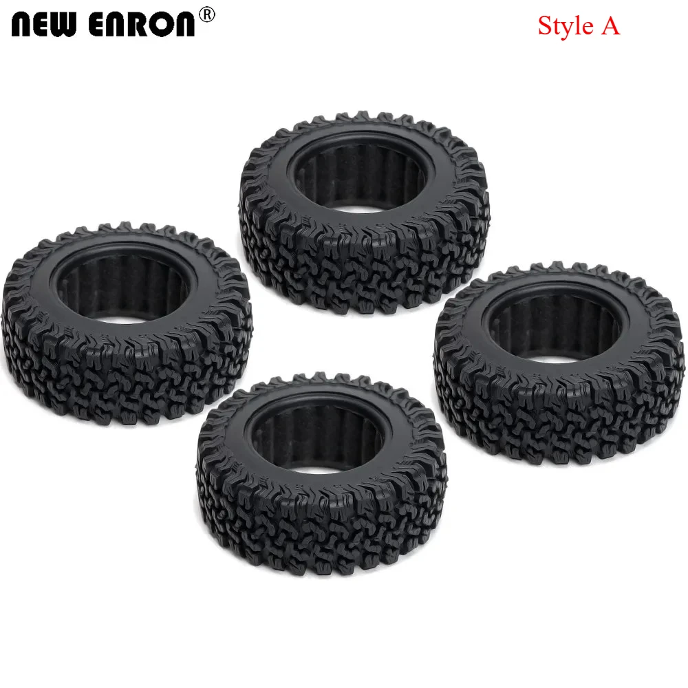 Pneus Caoutchouc 96mm Pour RC Rock Crawler 1/10 - 1.9 Pouces - Neuf