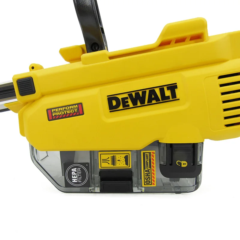 DEWALT DWH205DH Dust Extractor for DCH263 SDS Rotary Hammer D-Handle 1-1/8-Inch HEPA Cannister Durable High Capacity Extractors