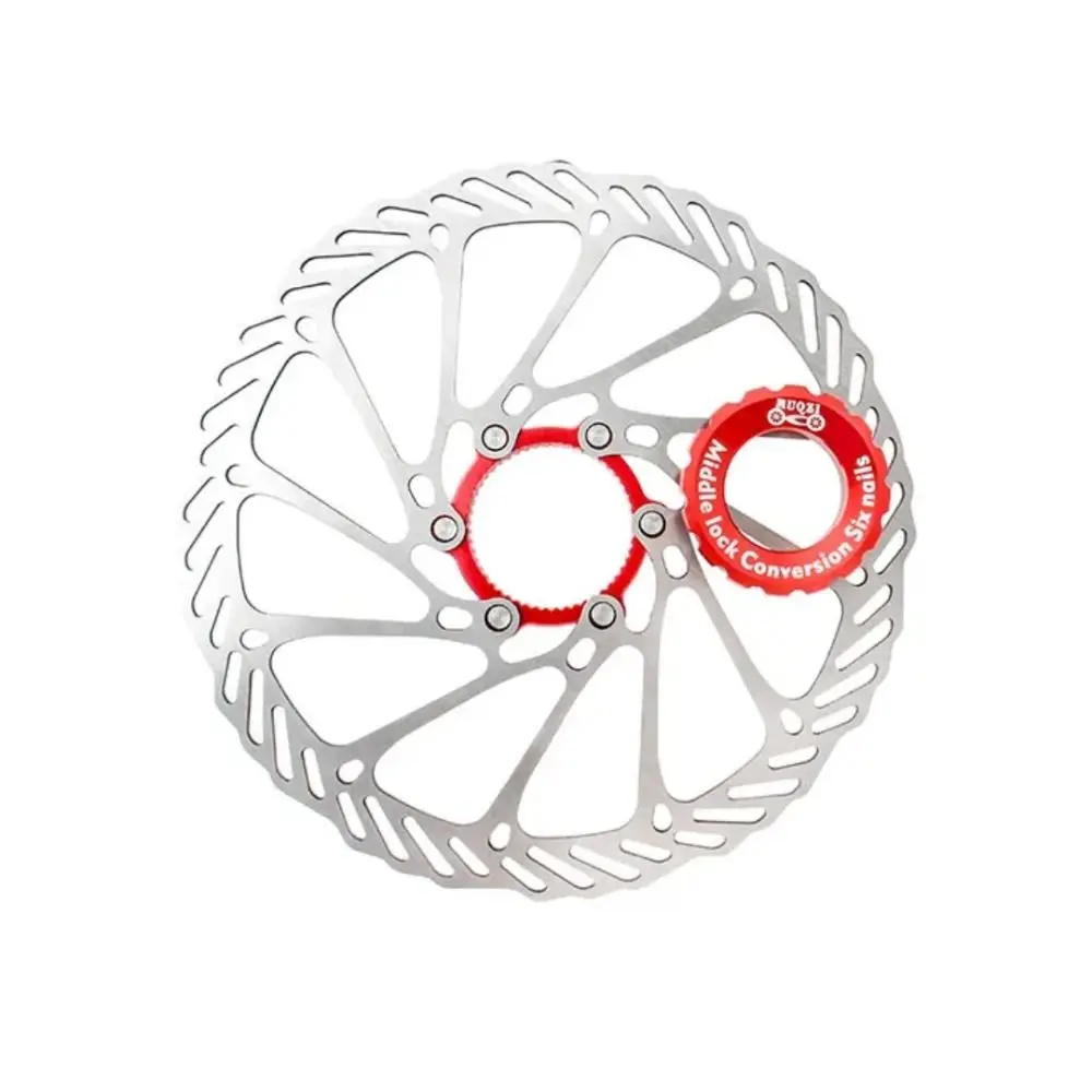 6 Bolts Bike Centerlock Adapter 44mm Axis Aluminum Alloy Bike Hub Center Lock Conversion Tight Fit Anodizing Process