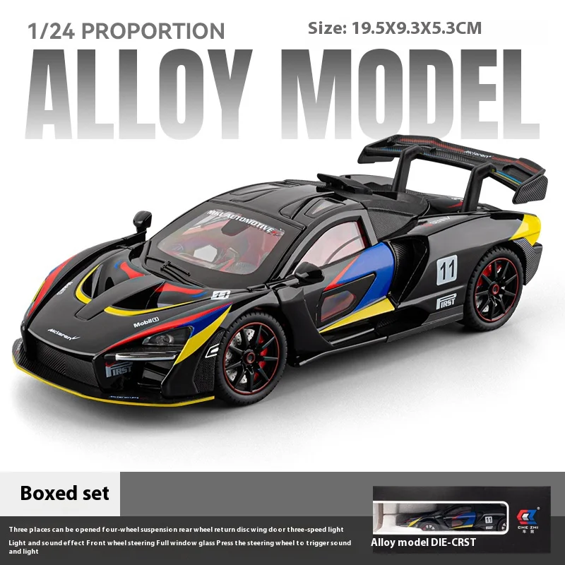 نموذج سيارة ماكلارين سينا المقلد بمقياس 1/24، مزود...