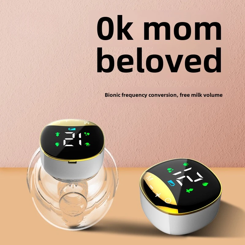 Wearable Hands-free Breast Pump 180ml Bottles Silicone