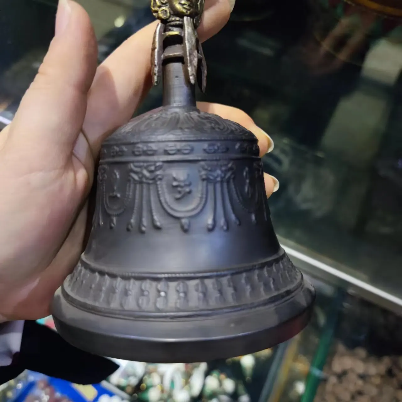 

1pcs/lot Tibetan-style high-quality Seiko copper special magic instrument bell pestle set ornaments avoid evil gift collection