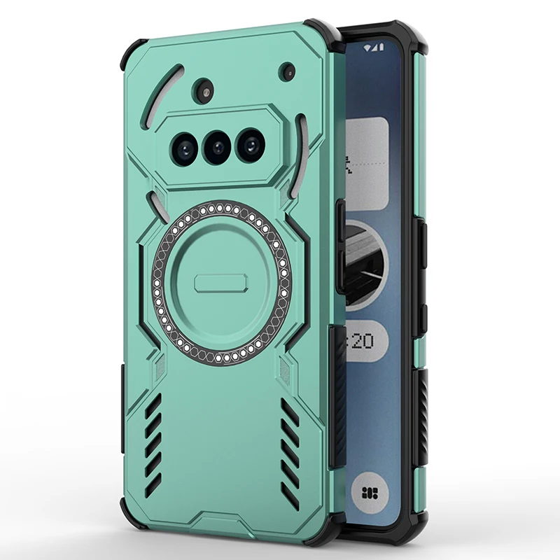 Magnetic Armor Case with Strong Mag-Safe and Anti-Knock Protection